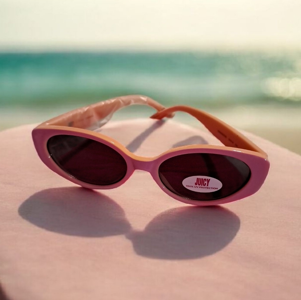 NWT Juicy Couture Nikolette Sunglasses In PINK and ORANGE